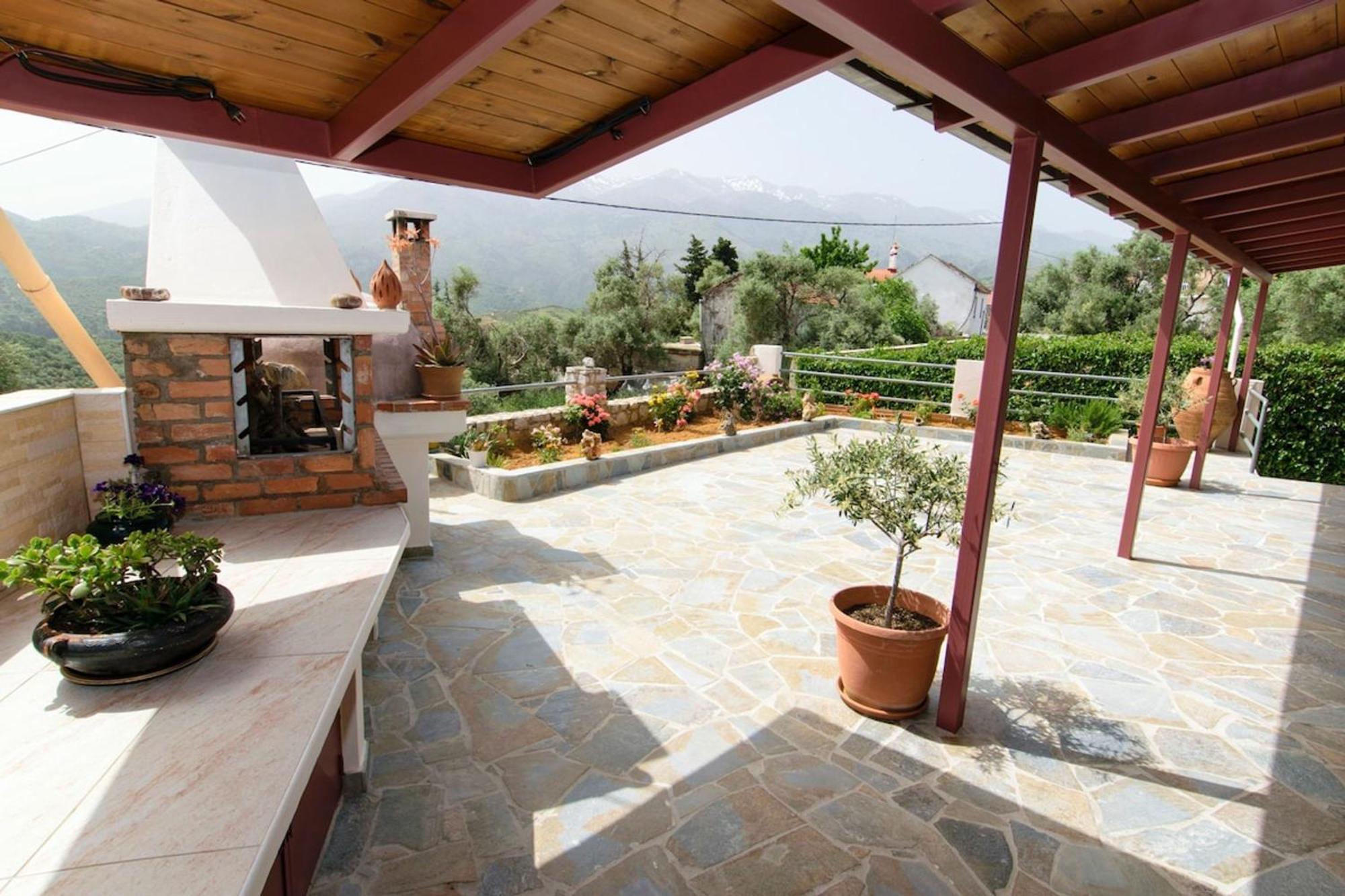 Aoria Traditional House With Stuning Mountain View Loulos Kültér fotó